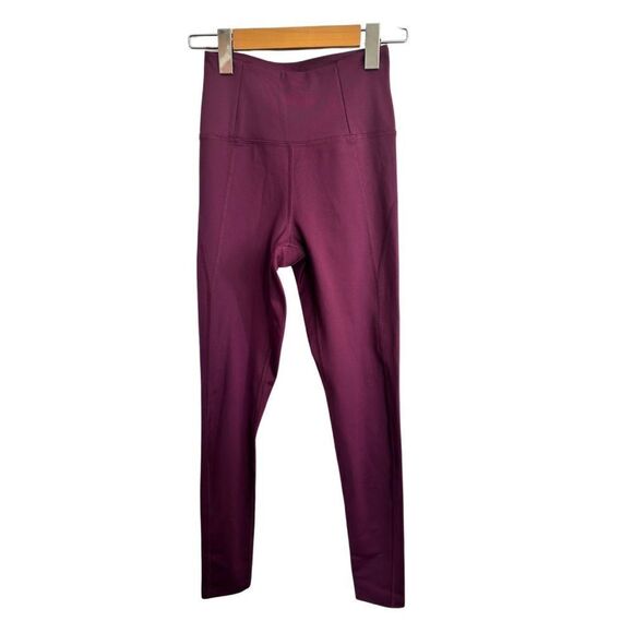 Girlfriend Collective Compressive High-Rise Legging Plum - Picture 2 of 6